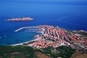Panoramic view of Isola Rossa